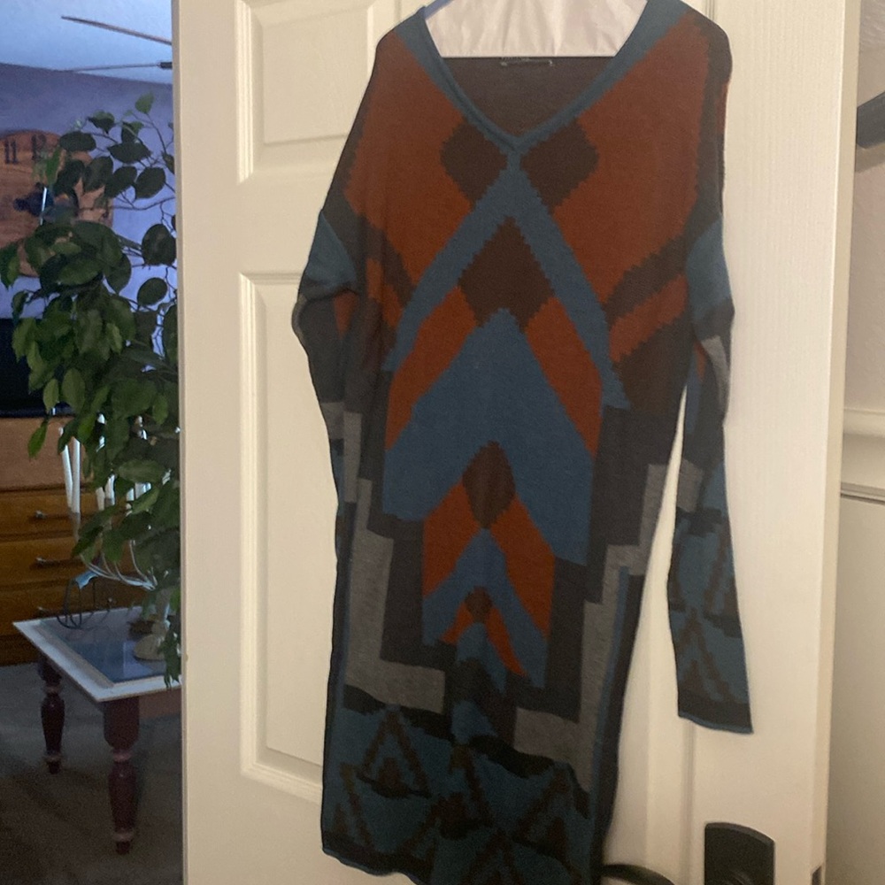 Women’s sweater dress.